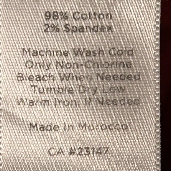 Talbots Red/Pink Spring/Summer Cropped Signature Pants Sz 14P - Picture 15 of 15